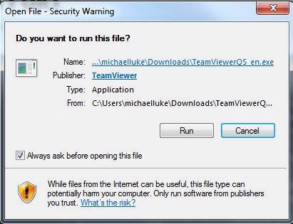 Remote Assistance Run